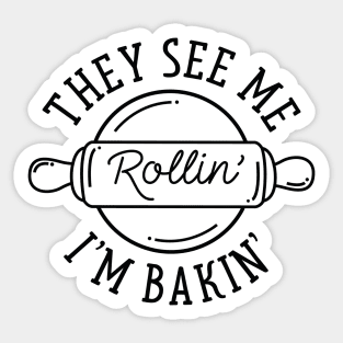 They See Me Rollin’ Sticker